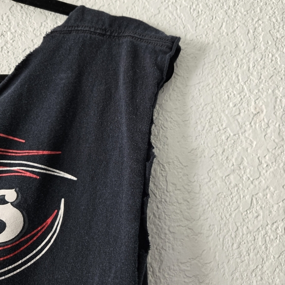 Sturgis XL Black Graphic moto cut off grunge tank top - Picture 3 of 5